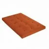 TERRE DE NUIT Matelas Futon Goyave En Coton 160x200 - Orange
