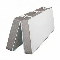 SOMEO Matelas Clic Clac 100% Latex 7 Zones 140x190 - Blanc