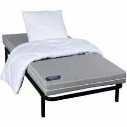 TERRE DE NUIT Matelas D'appoint En Mousse Légèreté 80x190 - Gris -Matelas Boutique 51211351 4