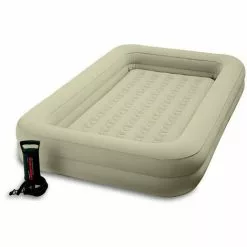 Matelas Gonflable Enfant 1 Place + Gonfleur - Intex - Beige