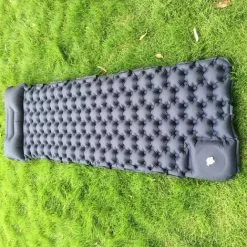 ZHUOXUAN Tapis De Couchage Extérieur ， Auto-gonflable Avec Pompe à Pied, Capable D'épisser Des Tapis De Couchage Gonflables ， Matelas Pneumatique Imperméable, Bleu Foncé