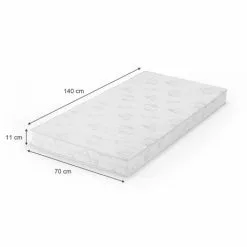 Matelas „Calma Confort“ Blanc Enfant H2 70x140cm VitaliSpa 7 Matelas „Calma Confort“ Blanc Enfant H2 70x140cm VitaliSpa -Matelas Boutique 52050728 3