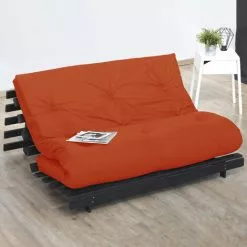 TERRE DE NUIT Matelas Futon Goyave En Coton 90x190 - Orange -Matelas Boutique 52104399 4