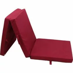Herlag Matelas Pliable Junior Couleur Rouge, 190x60 Cm, Matelas D'invitŽ, Matelas Pliant