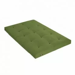 TERRE DE NUIT Matelas Futon Pistache En Coton 90x190 - Vert