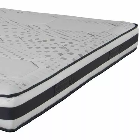 EBAC LITERIE Matelas Louxor 90x190 - Latex - Hauteur 21 Cm - Soutien Morphologique 5 Zones Confort - Gris 3 EBAC LITERIE Matelas Louxor 90x190 - Latex - Hauteur 21 Cm - Soutien Morphologique 5 Zones Confort - Gris – Image 3