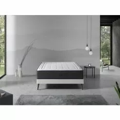 SHAULA Matelas 90X200 OLYMPO SPRING, Epaisseur 30 CM, Mousse A Memoire, Ressorts, Ergonomique Et Respirant. Fermete 3/5 Moyenne -Matelas Boutique 52961701 3