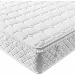 MERAX Matelas Latex 90 X 200 Cm En Ressorts Ensaches Avec Design 7 Zones De Confort, 25 Cm épaisseur -Matelas Boutique 52968273 3