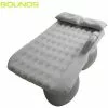 ASUPERMALL Lit De Voyage Gonflable Pour Voiture, Protection Secondaire Contre Les Chocs Absorbant Les Chocs, Bord Serré, Tissu Composite Anti-Mouillant, Gris