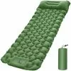 ASUPERMALL Tapis De Camping Léger Avec Oreiller Pneumatique Matelas Pneumatique Portable Matelas De Couchage Imperméable Pour Sac à Dos, Vert