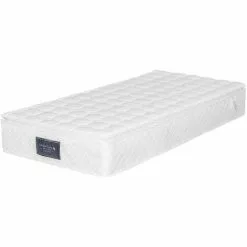 ASUPERMALL Matelas à Noyau à Ressorts, Matelas En Mousse Froide 7 Zones, Noyau à Ressorts Ensachés, 90x200cm, 100% Certifié Oeko-Tex, Revêtement Matelassé En Microfibre, 100 Nuits De Sommeil D'essai, Degré De Dureté H3, Hauteur 25cm