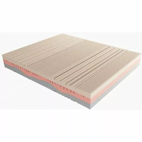 Baldiflex Matelas Mémoire De Forme Ergonomic 3 Couches Traitees, Revetement Regenerant En Tissu Aloe, Melodia 90x190 Cm 3 Baldiflex Matelas Mémoire De Forme Ergonomic 3 Couches Traitees, Revetement Regenerant En Tissu Aloe, Melodia 90x190 Cm – Image 3