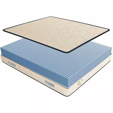 Baldiflex Matelas Mousse 19 Cm De Haute Et Revetement Hypoallergénique Best Easy 70x190 Cm 2 Baldiflex Matelas Mousse 19 Cm De Haute Et Revetement Hypoallergénique Best Easy 70x190 Cm – Image 2