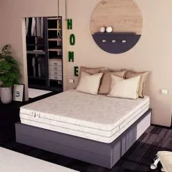 Baldiflex Matelas Mémoire De Forme Easy 2.0 Hauteur 22 Cm Hipoallergénique - 85x200 Cm