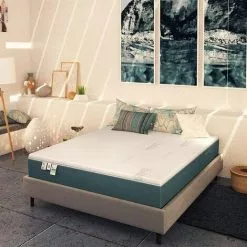 Baldiflex Matelas Mousse Plus Top Fresh - Mémoire De Forme - 4 Couches - Revetement Cooler 80x200 Cm