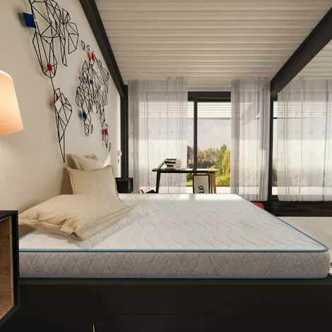 Baldiflex Matelas H 12 Cm Orthopedique Basic, Revetement Hypoallergenique Amovible Avec ZIP, Mesure 90x200 Cm 3 Baldiflex Matelas H 12 Cm Orthopedique Basic, Revetement Hypoallergenique Amovible Avec ZIP, Mesure 90x200 Cm – Image 3