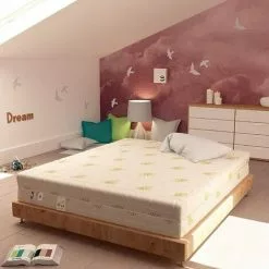 Baldiflex Matelas Mémoire De Forme Dream Soft Avec Revetement En Aloe Vera, Mémoire De Forme 7 Cm, 90x190 Cm