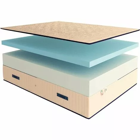 Baldiflex Matelas Mémoire De Forme - Hauteur 30 Cm - Ergonomique - 4cm Mémoire De Forme - Anatomique - Bon Reveil 90x200 Cm 2 Baldiflex Matelas Mémoire De Forme - Hauteur 30 Cm - Ergonomique - 4cm Mémoire De Forme - Anatomique - Bon Reveil 90x200 Cm – Image 2
