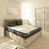 Baldiflex Matelas Hybride Avec Ressorts Ensaches Et Mémoire De Forme 5 Cm Energy 700 Mesure 70x200 Cm