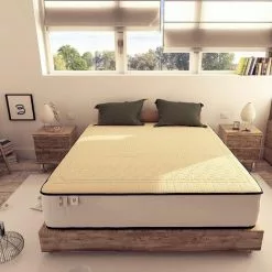 Baldiflex Matelas Latex Cotton - Matelas Hybride Latex Et Mousse, Hauteur 24 Cm, 90x190 Cm -Matelas Boutique 56496263 4