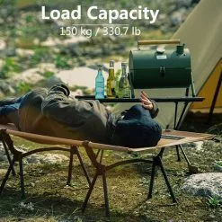 SHINETRIP Lit De Camping Pliant En Plein Air Léger Lit De Camp à Usage élevé Et Faible Portable Chasse Lit De Couchage Simple Pour La Maison Camping Randonnée Voyage Plage Arrière-cour Randonnée , Sable - Sable -Matelas Boutique 56807624 3