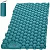 SUPERSELLER Tapis De Camping Léger Pour 2 Personnes Matelas Pneumatique Portable Matelas De Couchage Imperméable Pour Sac à Dos - Lac Bleu