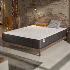 Matelas TITANIUM 70x190 Cm Mousse à Mémoire De Forme HD | Accueil Latex + HR | 7 Zones Grand Confort | NATURALEX | 20 Cm
