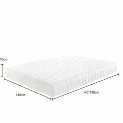 IZTOSS Lot De 2 - Luxe Matelas Mémoire De Forme 140x190 Memo - épaisseur 16cm- 8 Zones De Confort Mousse Mémoire Adaptative -Matelas Boutique 58269758 3