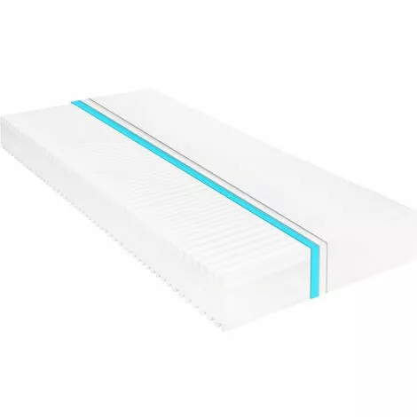 INLIFE Matelas 120 X 200 Cm 7 Zones Mousse PU 16 Cm H2 H3 2 INLIFE Matelas 120 X 200 Cm 7 Zones Mousse PU 16 Cm H2 H3 – Image 2