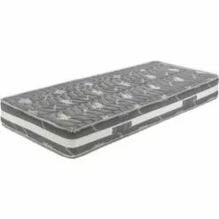 LITERIEJULIEN Matelas Orthopédique 70x190 X 22 Cm - Ferme - Face Hiver Laine - Ame Poli Lattex Haute Densité - Hypoallergénique