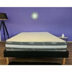 LITERIEJULIEN Matelas Orthopédique 120x190 X 22 Cm + Oreiller Mémoire + Alèse - Ferme - Face Hiver Laine - Ame Poli Lattex Haute Densité - Hypoallergénique -Matelas Boutique 58321539 3