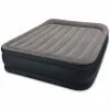 Intex 64136 Matelas Lit D'appoint Gonflable Double électrique Lit De Camp Portable 152x203x42cm
