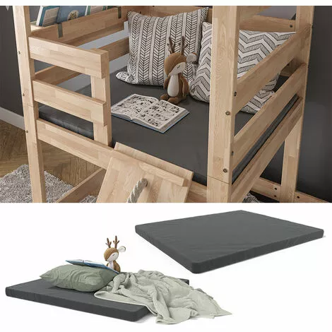 Matelas Pour Enfant „Teddy“ 100x90cm Gris VitaliSpa 2 Matelas Pour Enfant „Teddy“ 100x90cm Gris VitaliSpa – Image 2