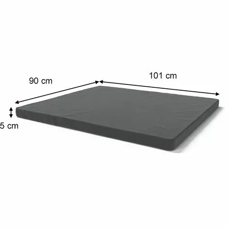 Matelas Pour Enfant „Teddy“ 100x90cm Gris VitaliSpa 3 Matelas Pour Enfant „Teddy“ 100x90cm Gris VitaliSpa – Image 3