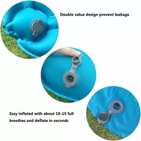 KARTOKNER Matelas De Camping Gonflable Tapis De Gonflable éTanche Tapis De Couchage D’Air UltraléGer Pour Camping,Voyage, RandonnéE 195*60*5CM(vert émeraude) 3 KARTOKNER Matelas De Camping Gonflable Tapis De Gonflable éTanche Tapis De Couchage D’Air UltraléGer Pour Camping,Voyage, RandonnéE 195*60*5CM(vert émeraude) – Image 3