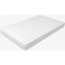 MIASUITE Matelas 140x190 Cm, Hauteur 10 Cm - Pliable - En Waterfoam, Anti-acariens Et Hyperrespirant. Modèle: Plus.