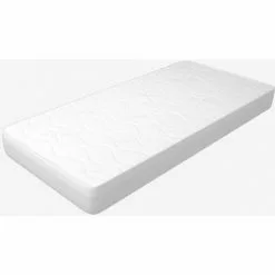 MIASUITE Matelas 80x190 Cm, Hauteur 10 Cm - Pliable - En Waterfoam, Anti-acariens Et Hyperrespirant. Modèle: Plus.