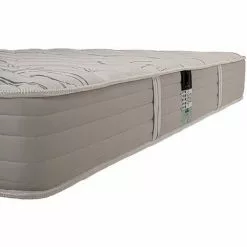 LUXURY LITERIE Matelas 140x190 Cm, Hauteur 24 Cm, Organic Coton, Mémoire De Forme, 10 Zones De Confort, Indépendance Du Couchage, Réversible, Orthopédique
