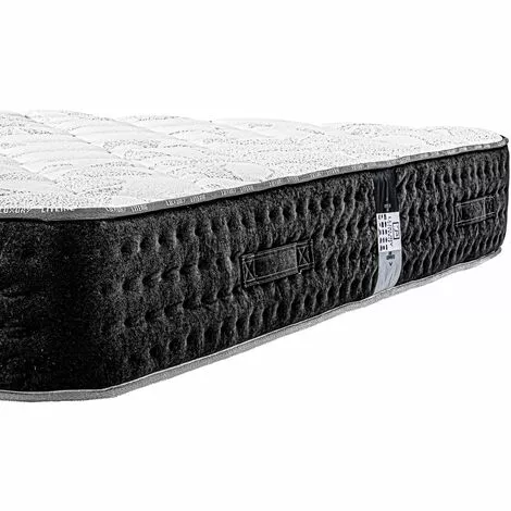 LUXURY LITERIE Matelas 90x190 Cm, Hauteur 27cm, Ressorts Ensachés Mousse Haute Densité, Ferme, Sérénité 2 LUXURY LITERIE Matelas 90x190 Cm, Hauteur 27cm, Ressorts Ensachés Mousse Haute Densité, Ferme, Sérénité – Image 2