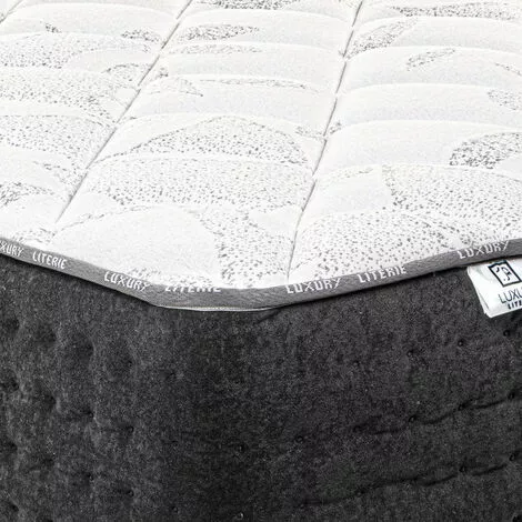 LUXURY LITERIE Matelas 90x190 Cm, Hauteur 27cm, Ressorts Ensachés Mousse Haute Densité, Ferme, Sérénité 3 LUXURY LITERIE Matelas 90x190 Cm, Hauteur 27cm, Ressorts Ensachés Mousse Haute Densité, Ferme, Sérénité – Image 3