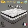 LUXURY LITERIE Matelas 90x190 Cm, Hauteur 26 Cm, Bio Latex, Latex, 10 Zones De Confort, Indépendance Du Couchage, Réversible, Haute Densité, Orthopédique