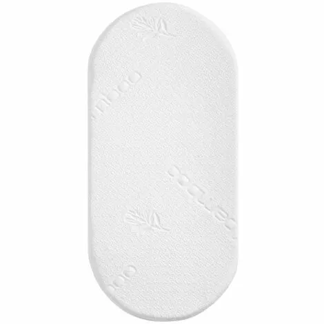 Babysom - Matelas De Couffin Bamboo - 72x32cm - Landau | Nacelle | Berceau - Epaisseur 4cm - Forme Ovale - Déhoussable - Fabrication Francaise - Blanc 3 Babysom - Matelas De Couffin Bamboo - 72x32cm - Landau | Nacelle | Berceau - Epaisseur 4cm - Forme Ovale - Déhoussable - Fabrication Francaise - Blanc – Image 3