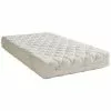 PTIT LIT P'tit Lit - Matelas Bébé Coton Bio - 60x120 Cm - 100% Coton : Matière Naturelle D'origine Végétale - Sans Traitement Chimique - Déhoussable - Oeko Tex® - Fabrication Française - Blanc