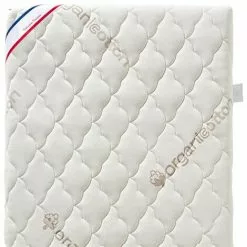 PTIT LIT P'tit Lit - Matelas Bébé Coton Bio - 60x120 Cm - 100% Coton : Matière Naturelle D'origine Végétale - Sans Traitement Chimique - Déhoussable - Oeko Tex® - Fabrication Française - Blanc -Matelas Boutique 61180297 3