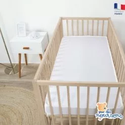 LES NOURSONS Matelas Bébé - 60x120 Cm - Réversible - OekoTex® - Garantie 2 Ans - Fabrication Française - Blanc -Matelas Boutique 61180299 3
