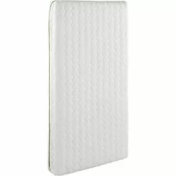 Babysom - Matelas Bébé Bamboo + 1 Protège Matelas Imperméable OFFERT - 70x140cm - Déhoussable - Epaisseur 12cm - Blanc