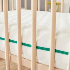 Babysom - Matelas Bébé Bamboo + 1 Protège Matelas Imperméable OFFERT - 70x140cm - Déhoussable - Epaisseur 12cm - Blanc -Matelas Boutique 61181932 3