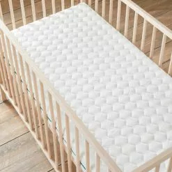 Babysom - Matelas Bébé Bamboo + 1 Protège Matelas Imperméable OFFERT - 70x140cm - Déhoussable - Epaisseur 12cm - Blanc -Matelas Boutique 61181932 4