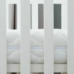 PTIT LIT P'tit Lit - Matelas Enfant/Bébé Croissance - 70x140 Cm - Évolutif : 1 Face Mémoire De Forme (-9 Mois) / 1 Face Mousse 23kg/m3 (+ 9 Mois) - Anti Acarien - Déhoussable - Fabrication Française - Blanc -Matelas Boutique 61181936 5