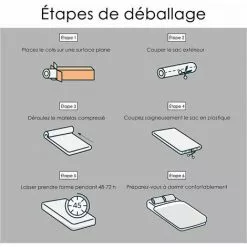 BOLLI | Matelas 90x190cm | Matelas Memoire De Forme | Luxe Matelas De Lit D'Adulte Et D'enfant | Épaisseur 17cm -Matelas Boutique 61345694 5